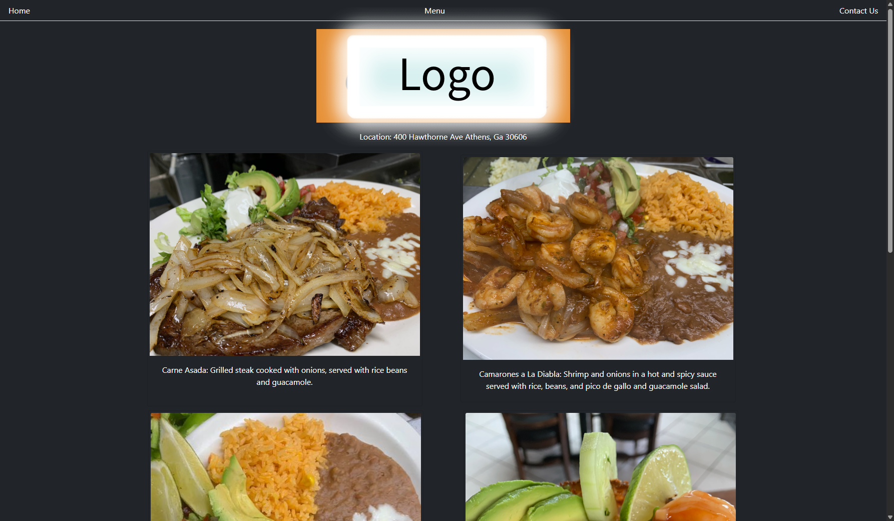 Before website example